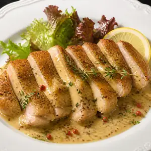 若鶏モモ肉のステーキ