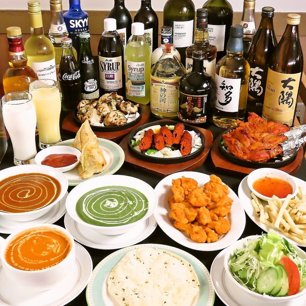 【名駅7分】大好評！120分食べ飲み放題コース税込3,500円！