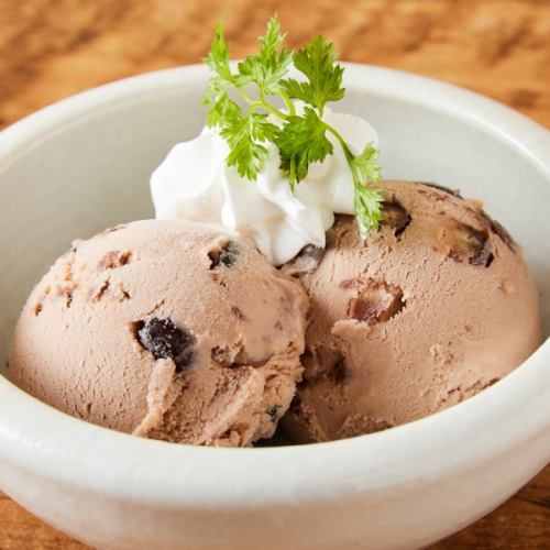 Hokkaido red bean ice cream