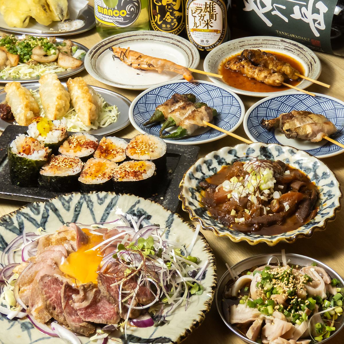 自慢の居酒屋料理で乾杯!仲間と“輪”を創る味作りを『のわ』でお楽しみください♪