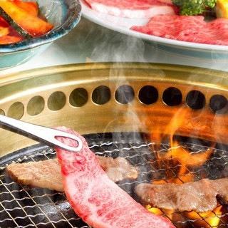 【女子会・仲間飲みに◎】上タン・カルビ・冷麺付き!一心定番レギュラー焼肉コース