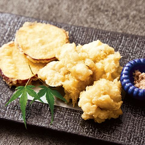 はもと季節野菜の天ぷら