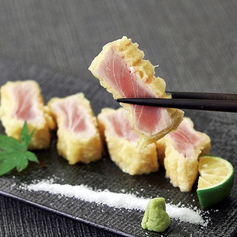 本まぐろレア天ぷら