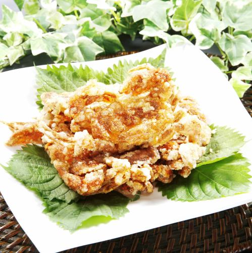 ソフトシェルクラブの香り揚げ