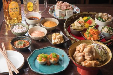 畑と海のごちそうを堪能!『野菜&魚介コース』2h飲み放題付きコース¥6000