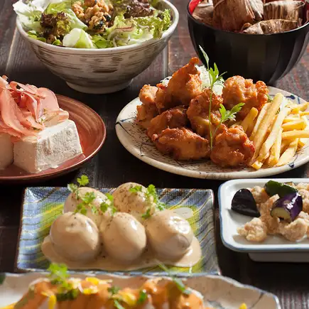 Autumn Special Offer! *Double the amount of fried chicken* Enjoy plenty of young chicken! Fried chicken extra portion course ¥6000 → ¥5000