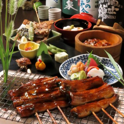 [Enjoy eel from Lake Hamana] Luxurious local banquet course [7 dishes including 2 hours of all-you-can-drink from 7,500 to 6,800 yen]