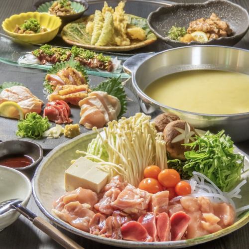 Famous chicken paitan hotpot