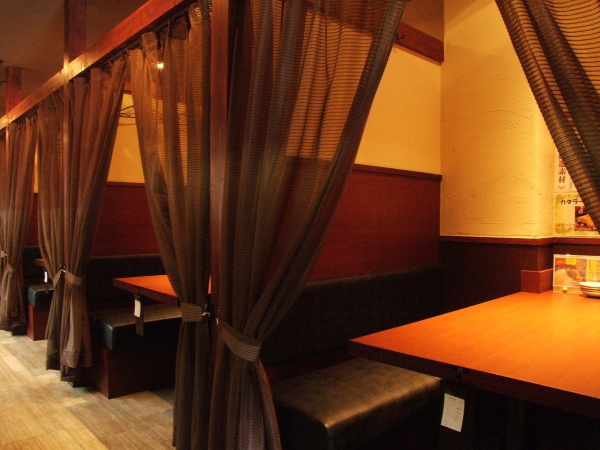 We have private rooms of various sizes from small groups up to 30 people.