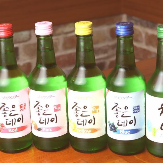 ★以1,500日元無限暢飲★約70種正宗的韓國酒♪