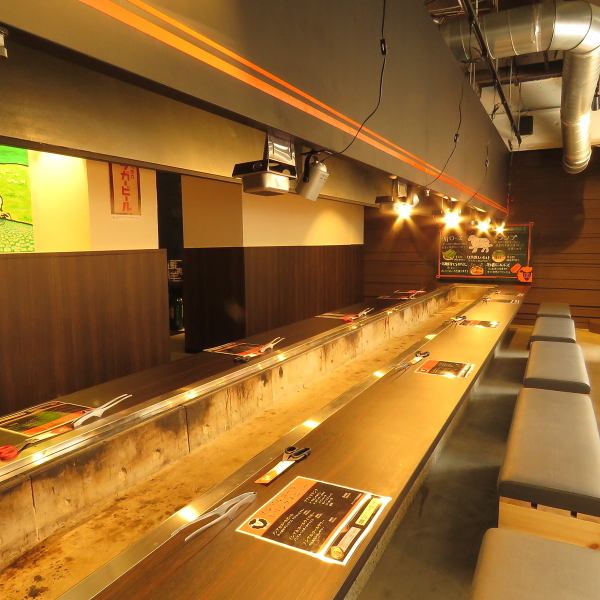 ≪Introspection≫ Newly opened near Susukino Station! Our restaurant is a restaurant where you can enjoy Genghis Khan grilled over charcoal in a seat with a hearth! Since it is a vertically long seat, you can join us with various people!