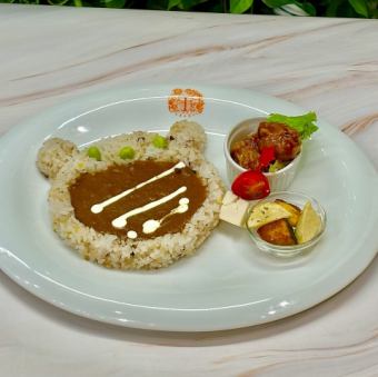 キッズくまちゃんカレープレート