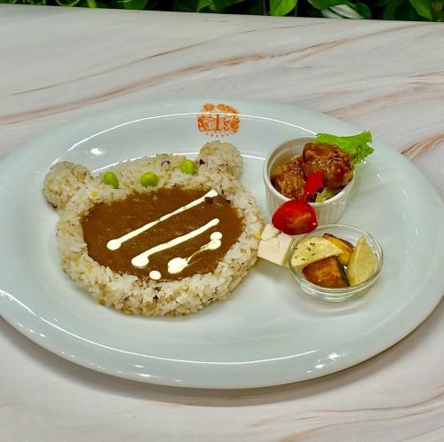 キッズくまちゃんカレープレート