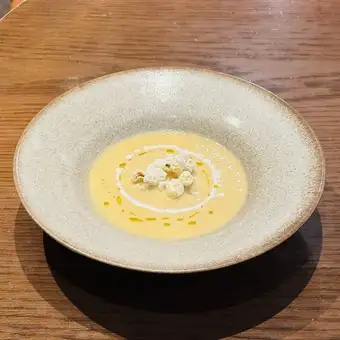 とうもろこしの冷製スープ