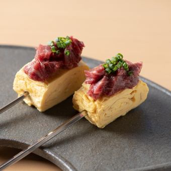 Sakura meat skewers