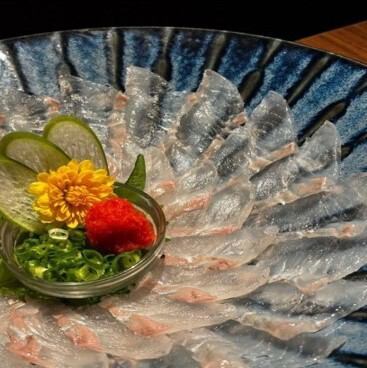 [Most popular] Sea bream sashimi (1 portion)