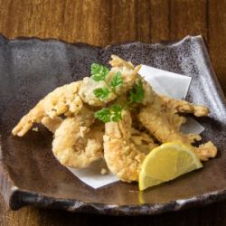 Deep-fried boneless shrimp