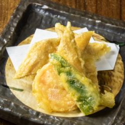 Conger eel tempura