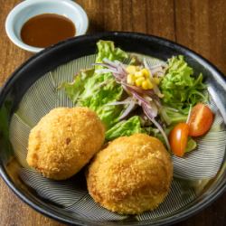 [Most popular] Homemade shrimp cream croquette (2 pieces)