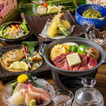 瀬戸内の旨味を堪能！贅沢小鍋宴会コース〈40名様対応〉9品120分飲み放題6000円