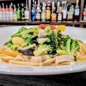 野菜たっぷりペペロンチ－ノ長崎スパゲッチ－