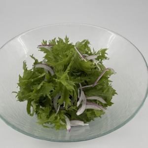 Wasabi greens salad