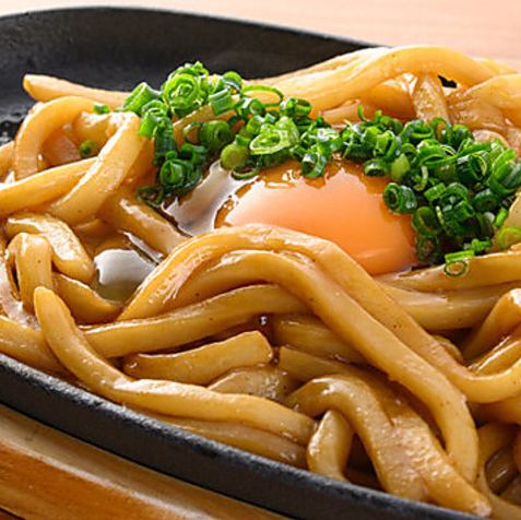 うどんエッグ鉄板
