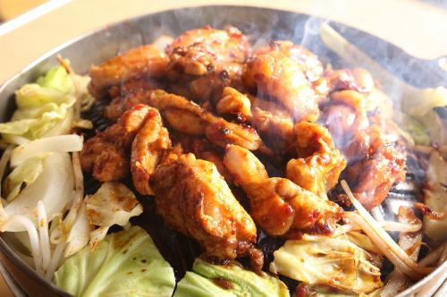 にんにく味噌鶏ジンギスカン