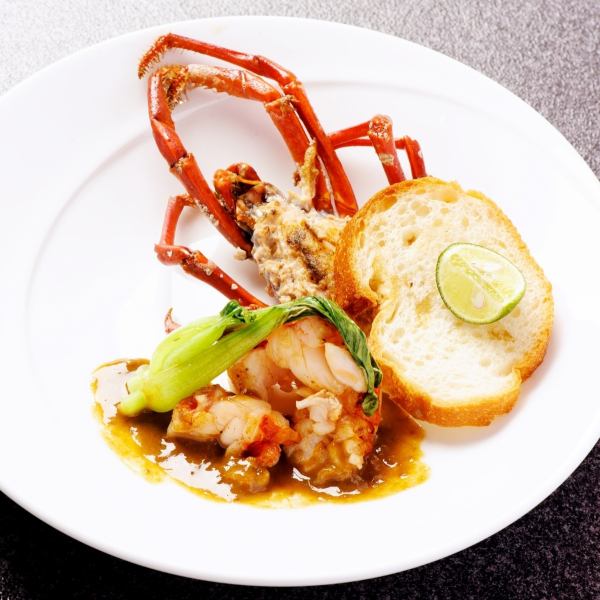 ``Steamed grilled lobster'' with a sweet and plump texture (1 piece)