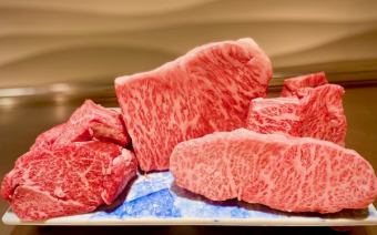 お肉好きの3部位食べ比べ黒毛和牛堪能コース【160g】16640円(税込)