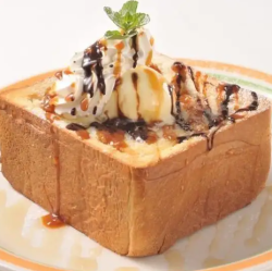 チョコハニーバタートースト