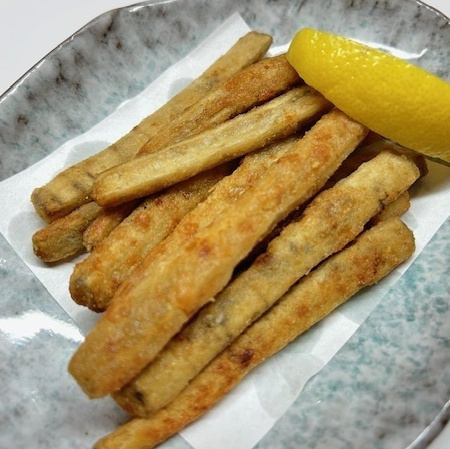 Deep-fried burdock fried chilies