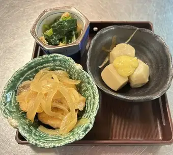 Assortment of 3 kinds of side dishes