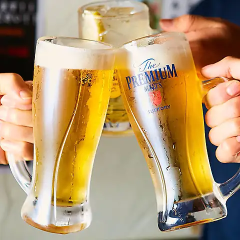 <ビール>