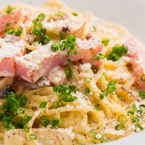 Milbonara (miso and foie gras carbonara)