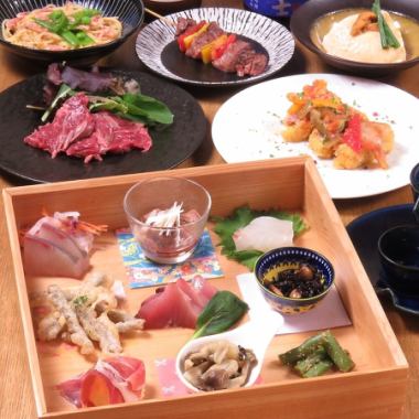 Kota的豪华套餐（含2小时无限畅饮）出于卫生原因，所有菜肴均单独装盘。