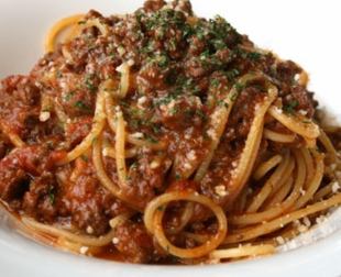 Positive commitment!! Meat sauce spaghetti