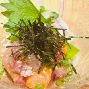 鮮魚の胡麻和え