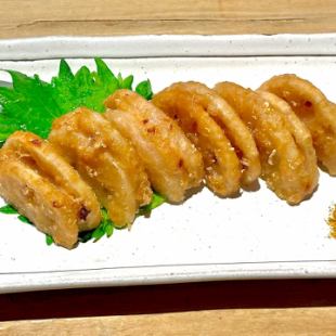 れんこんの挟み揚げ