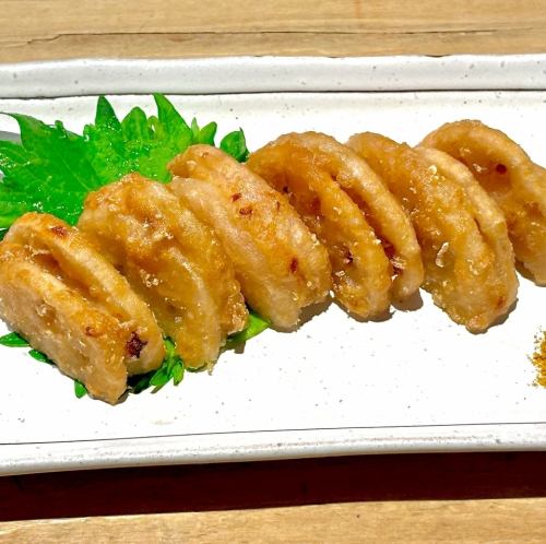 れんこんの挟み揚げ