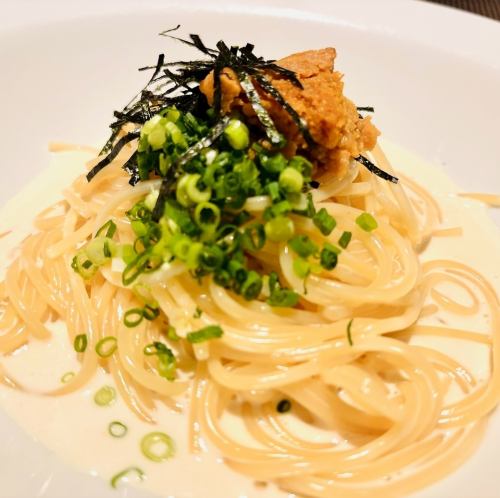 ウニのクリームスパゲッティ
