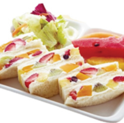 Bセット フルーツサンド