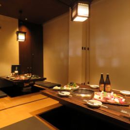 [Digging private room] Popular digging private room seats.You can spend a relaxing time without worrying about the surroundings