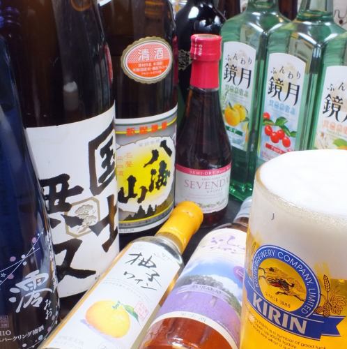 飲み放題メニューも充実