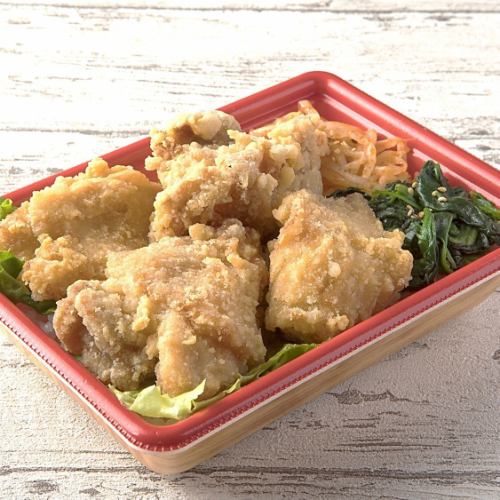 Deep-fried Oyama chicken bento box