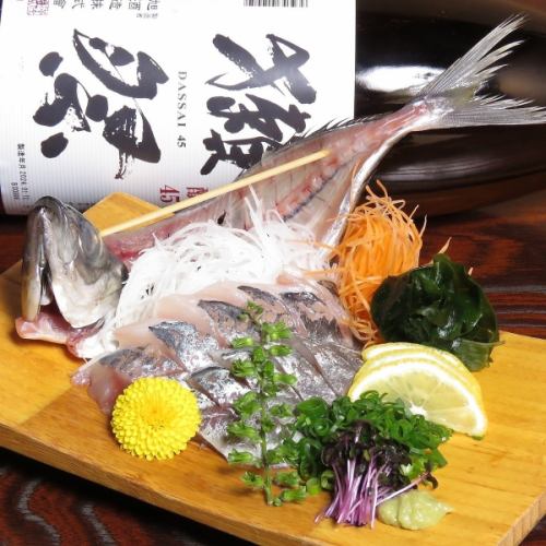 鯵の姿造り