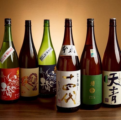 種類豊富な日本酒◎