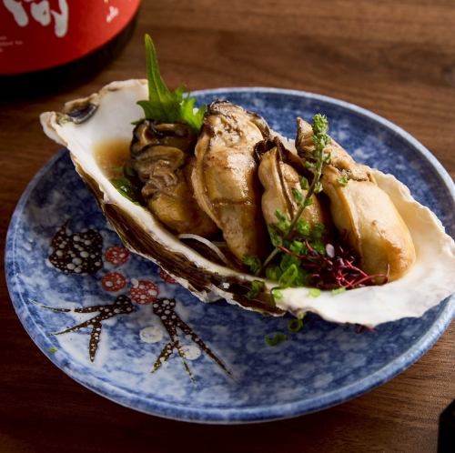 【お酒との相性重視「最高のつまみ」として】牡蠣のバター醤油焼き
