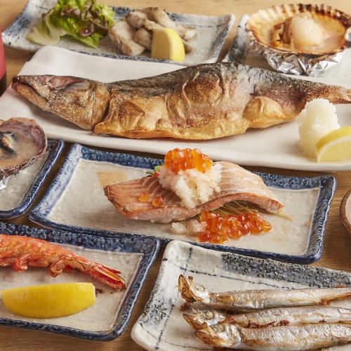 名物寿司×炉端焼き×宮崎グルメでご宴会を！2時間飲み放題付きコースはなんと3000円~！