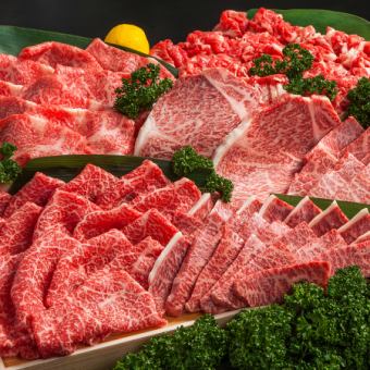 [Includes 2 hours of all-you-can-drink] Includes all types of A5 Kuroge Wagyu beef! All-you-can-eat from our entire menu [Total 66 items/10,000 yen tax included]